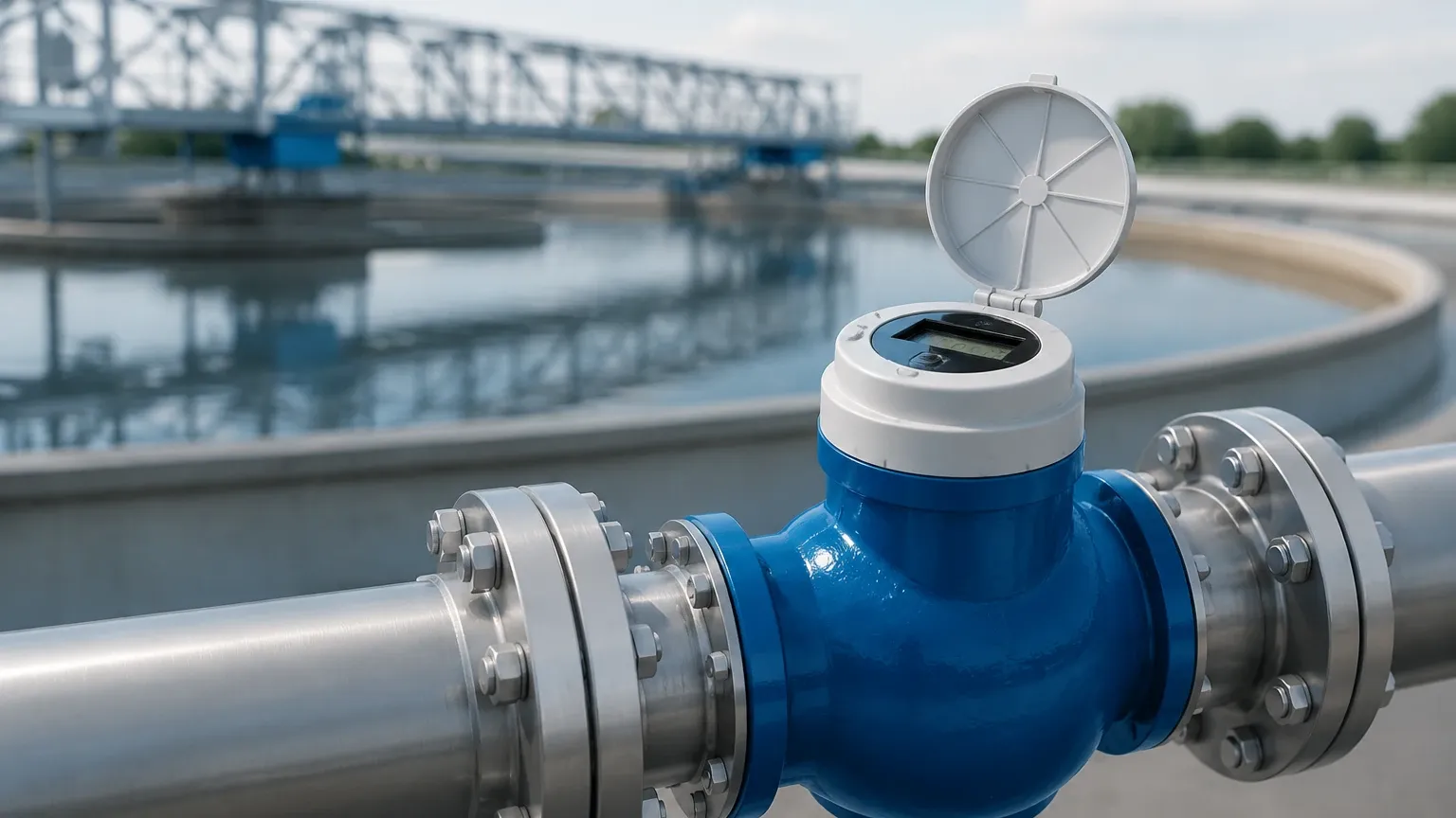 1 Ultrasonic Water Meter visual guide