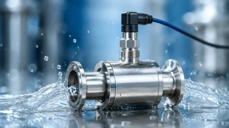 316l Sanitary Flow Sensor visual guide