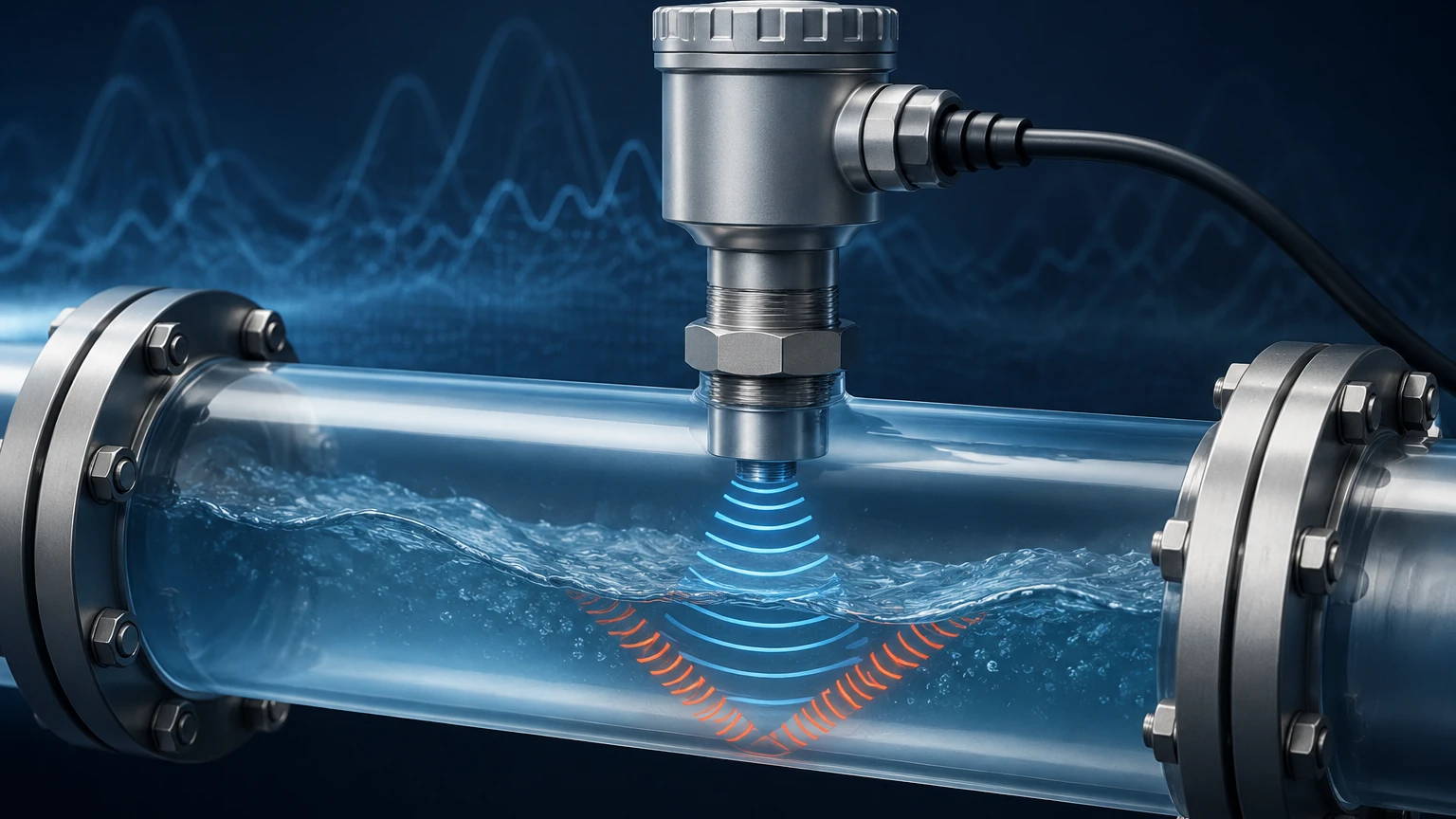 Acoustic Flow Sensor visual guide