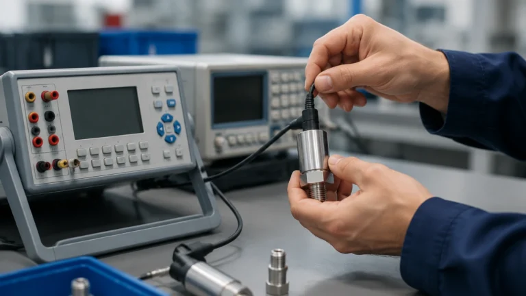 Calibrate Pressure Transducer visual guide