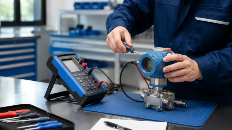 Calibrating Pressure Transmitter visual guide