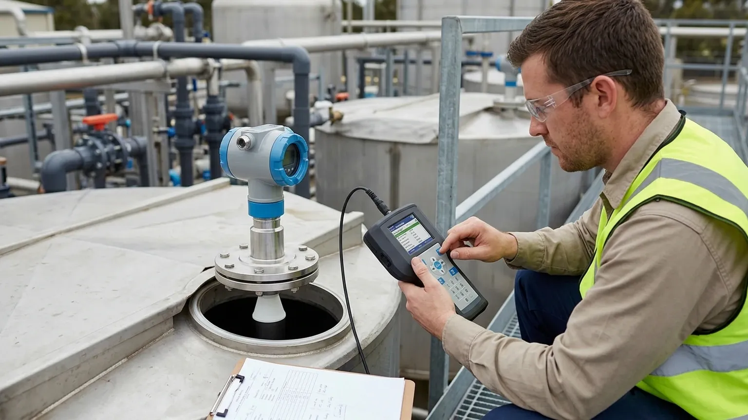 Calibrating Ultrasonic Level Calibrating Ultrasonic Level visual guide