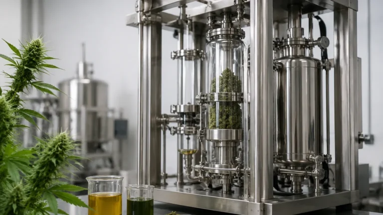 Cannabis Alcohol Extraction Machine visual guide