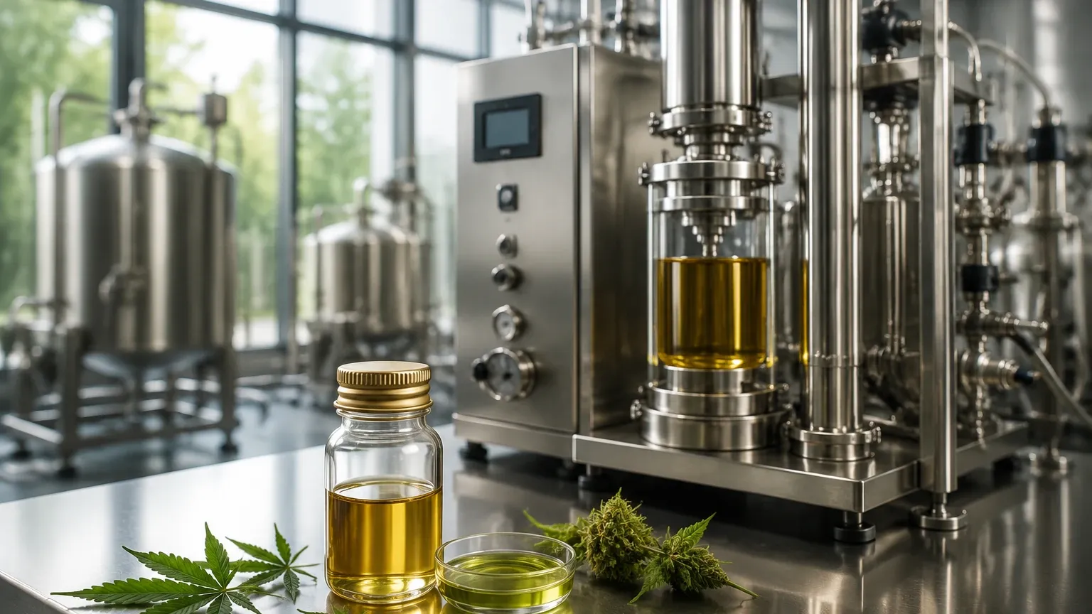 Cannabis Oil Extraction Equipment visual guide