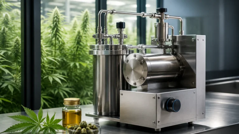 Cannabis Oil Extraction Machine visual guide
