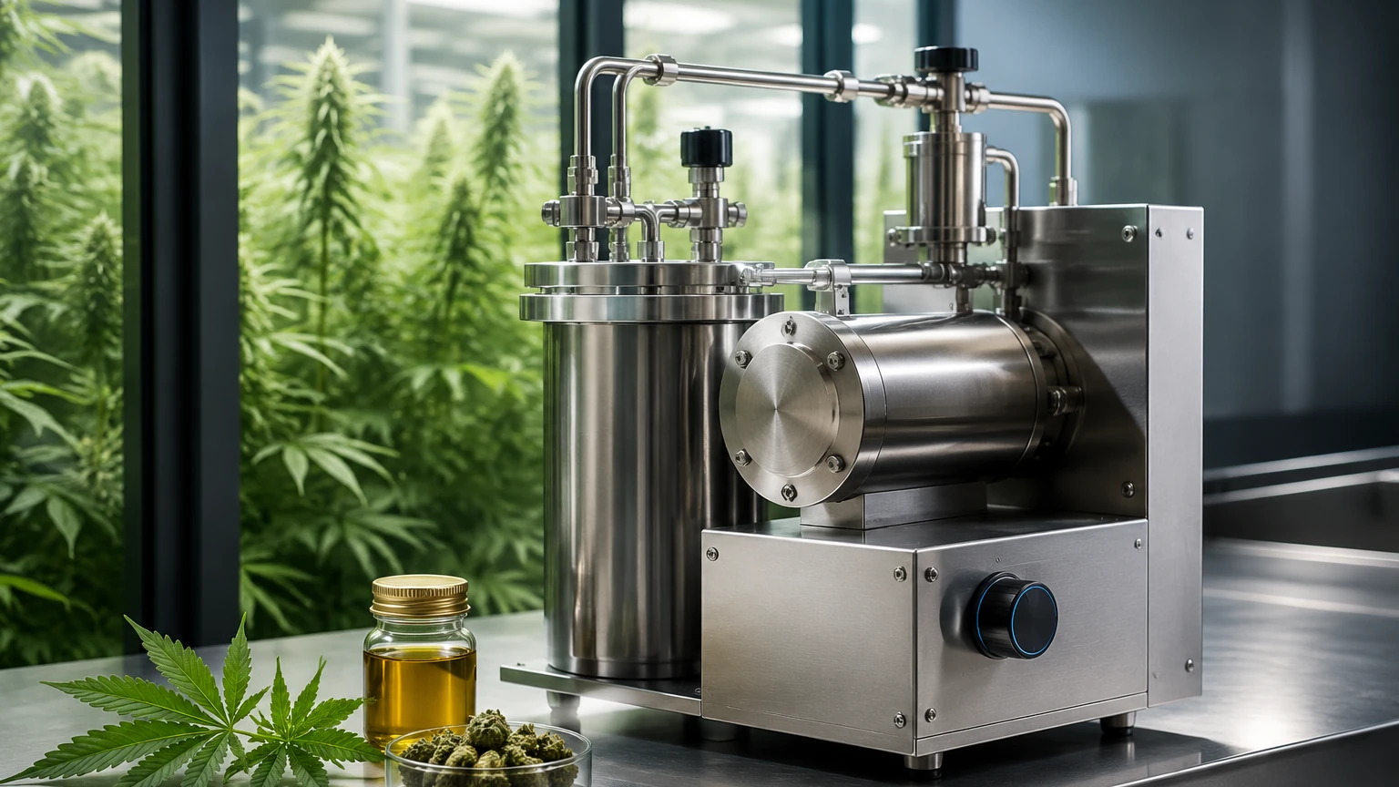 Cannabis Oil Extraction Machine visual guide