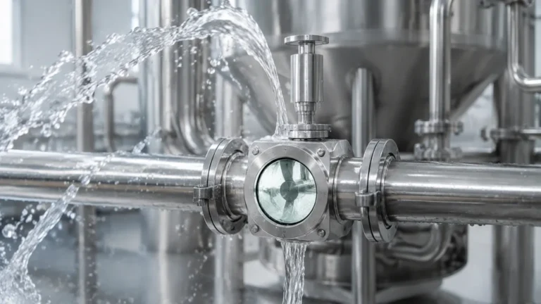 Cip Flow Meter visual guide
