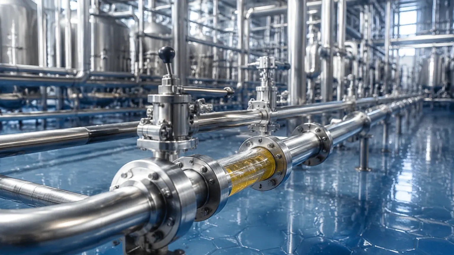 Cip Return Line Flow Meter visual guide