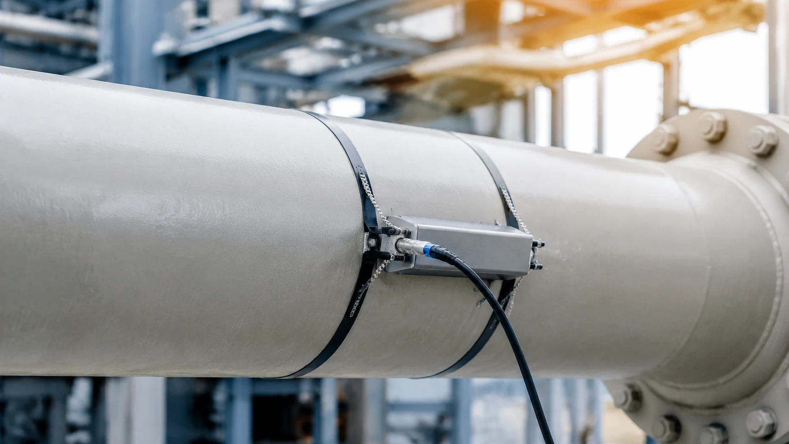 Clamp on Gas Flow Meter Clamp on Gas Flow Meter visual guide