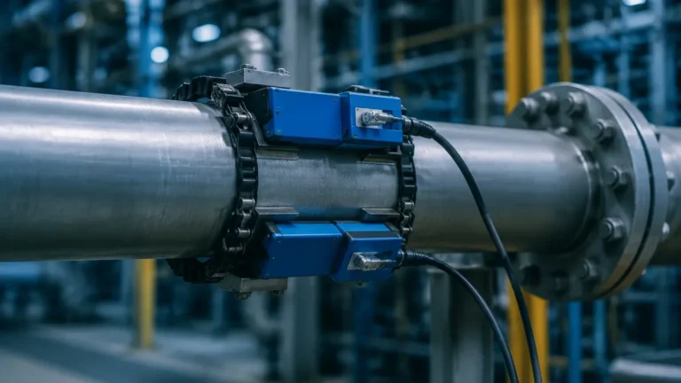Clamp on Ultrasonic Flow Meter visual guide