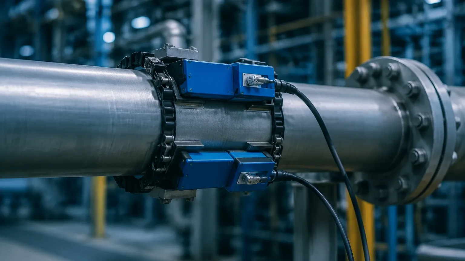 Clamp on Ultrasonic Flow Meter Clamp on Ultrasonic Flow Meter visual guide