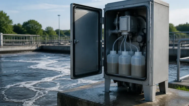 Composite Sampler Wastewater visual guide