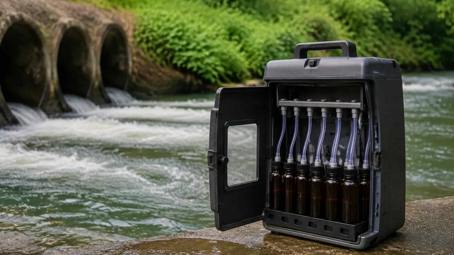 Composite Water Sampler visual guide