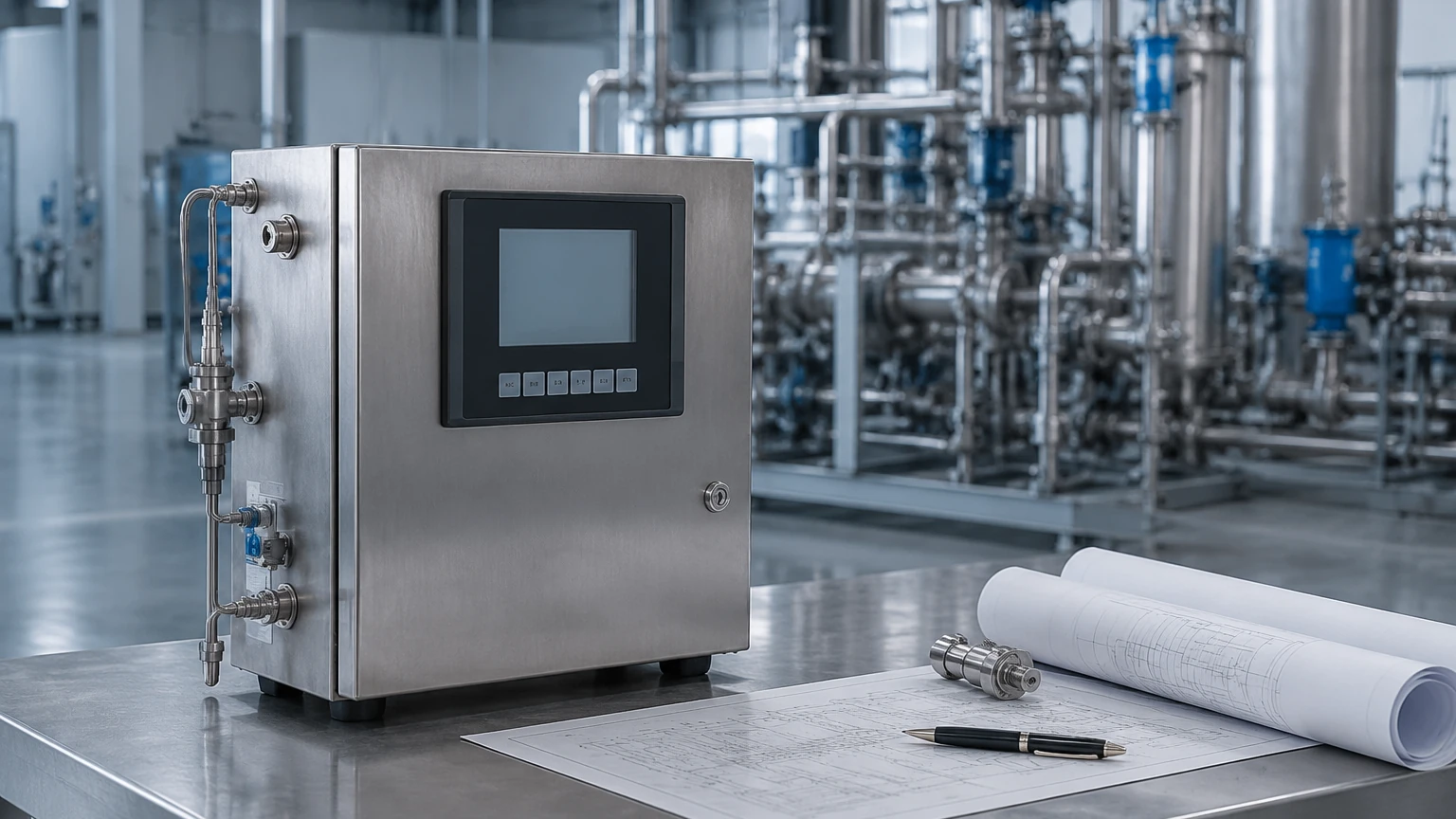 Continuous Hydrogen Analyzer visual guide