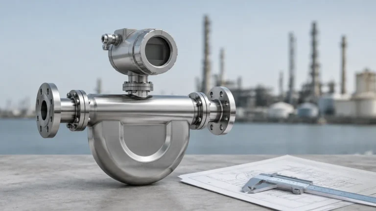 Coriolis Flow Meter Pressure Drop visual guide