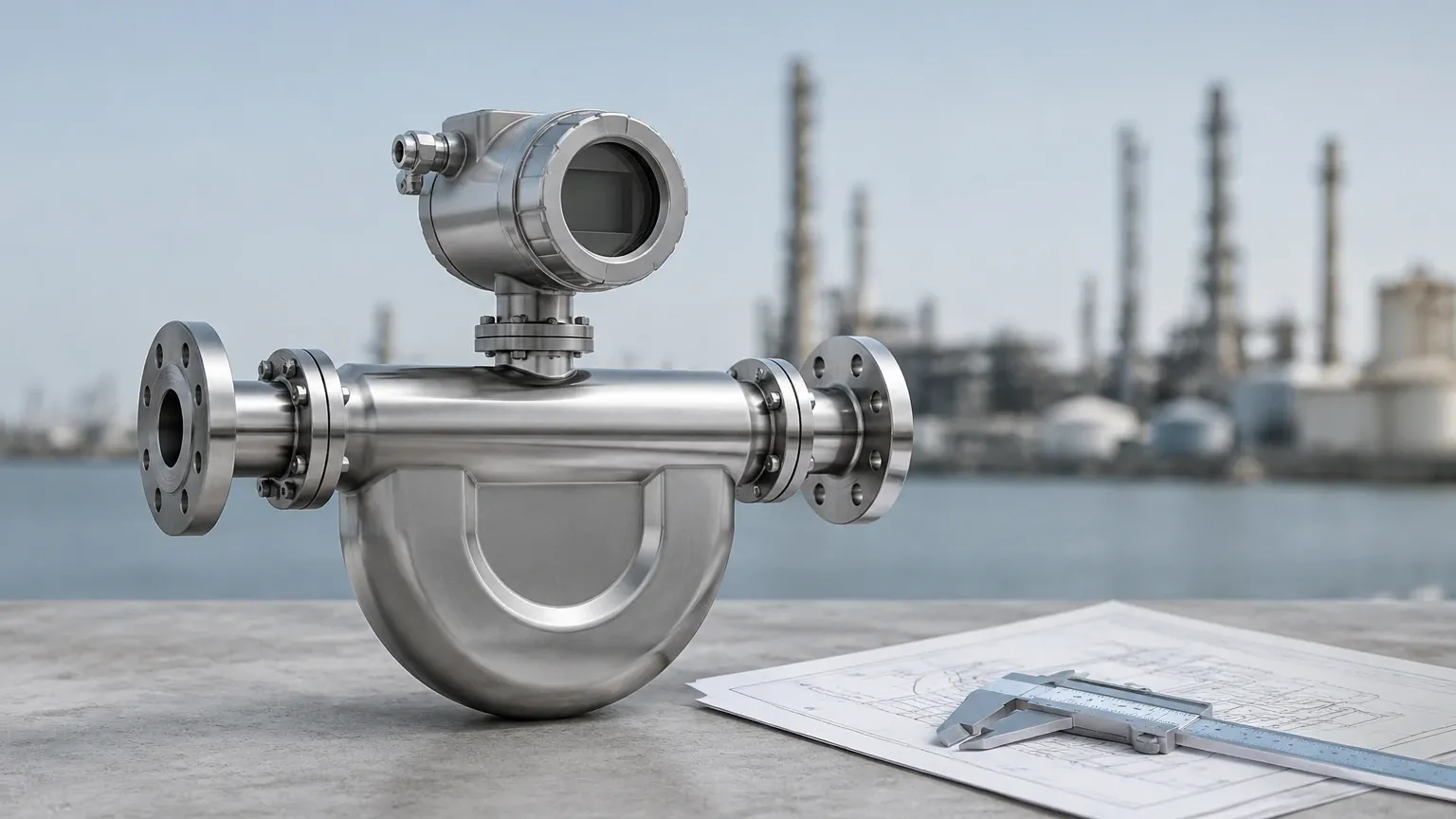 Coriolis Flow Meter Pressure Drop visual guide