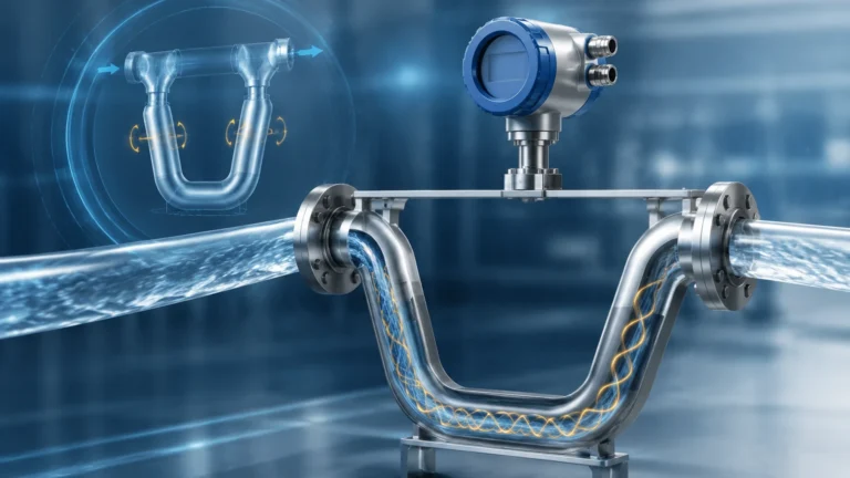 Coriolis Mass Flow Meter Principle visual guide