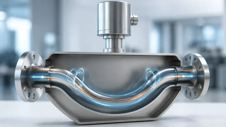 Coriolis Mass Flow Meter Working visual guide