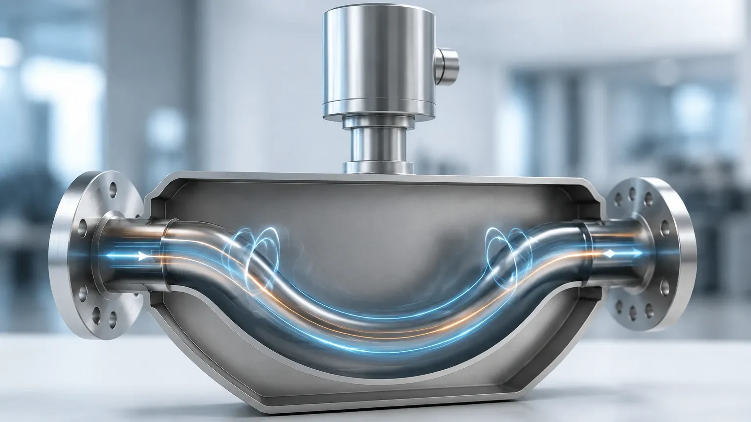 Coriolis Mass Flow Meter Working visual guide