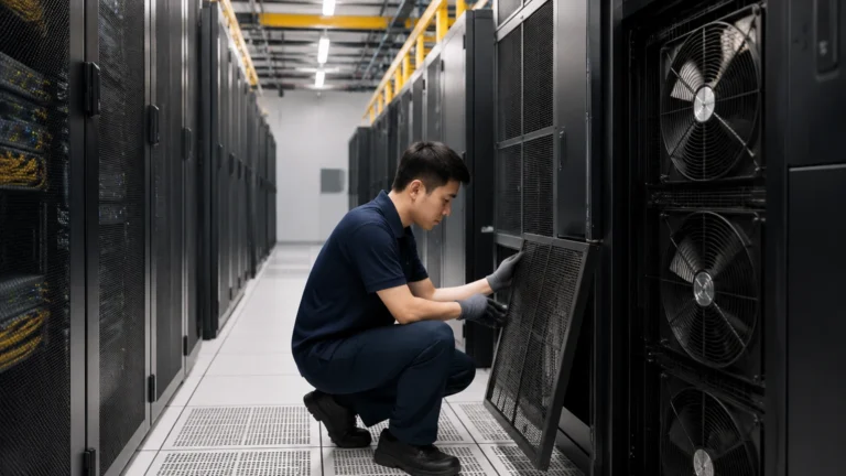 Data Center Cooling System Maintenance visual guide