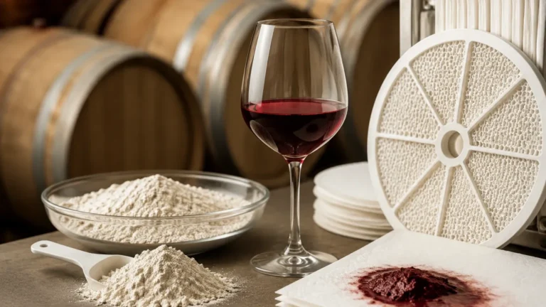 Diatomaceous Earth Wine Filtration visual guide
