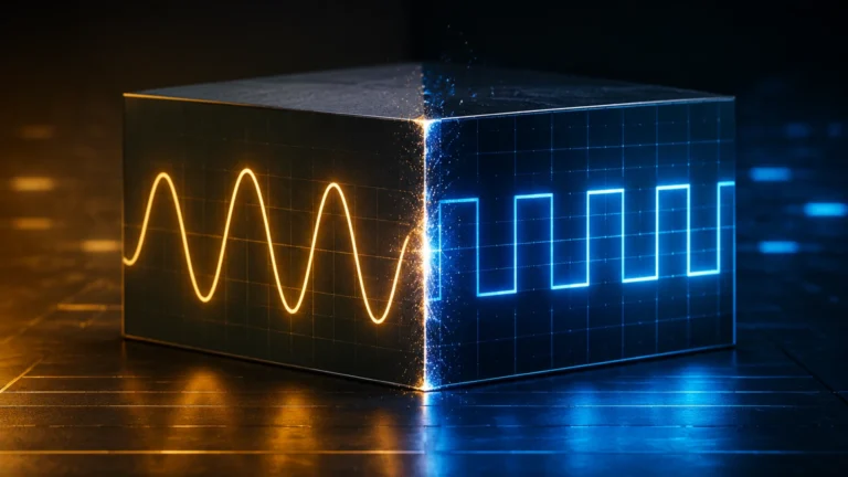 Digital vs Analogue Pd Testing visual guide