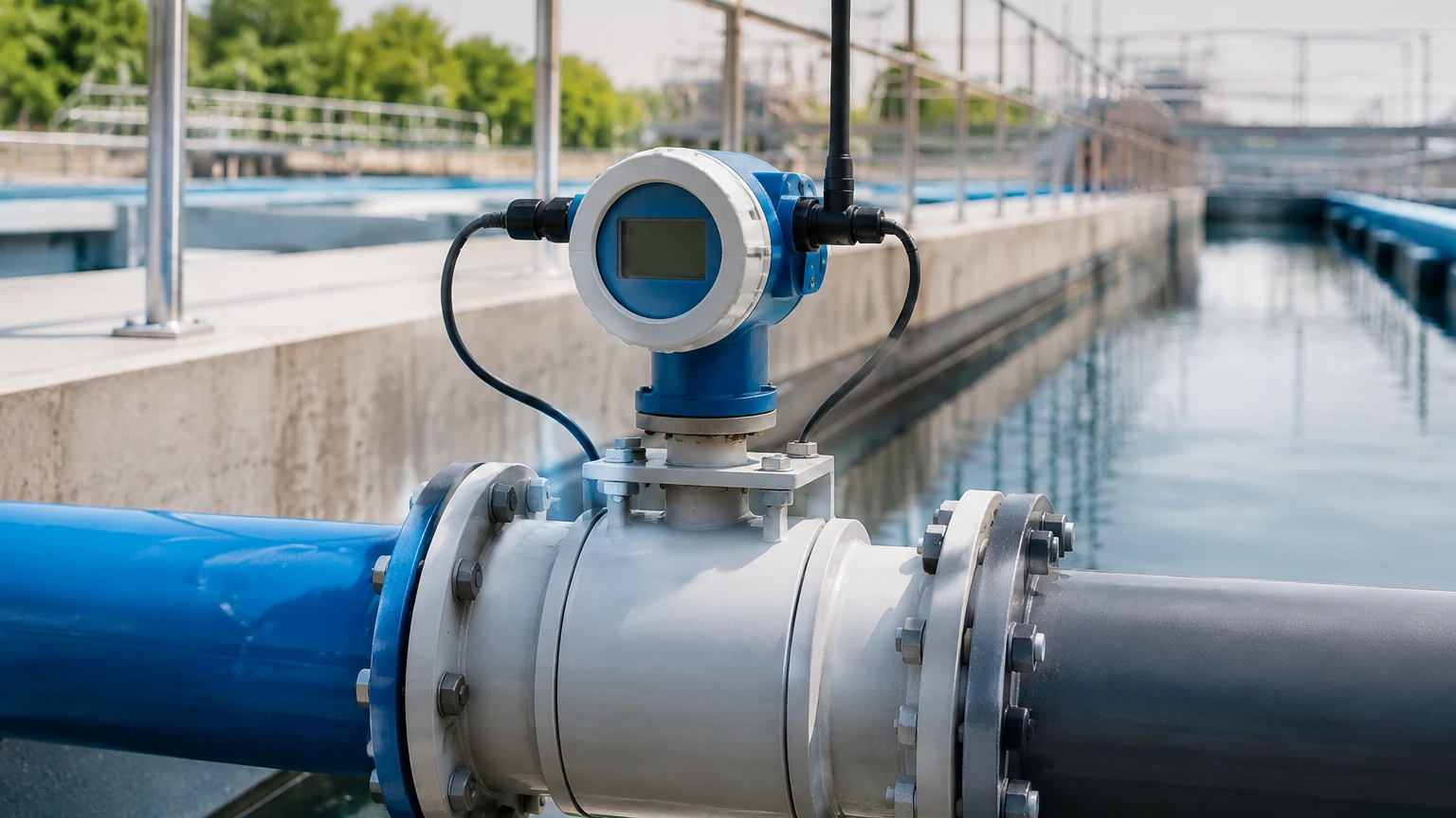 Digital Water Flow Meter with Telemetry System visual guide