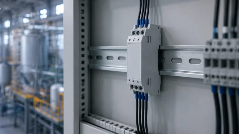 Din Rail Temperature Transmitter visual guide