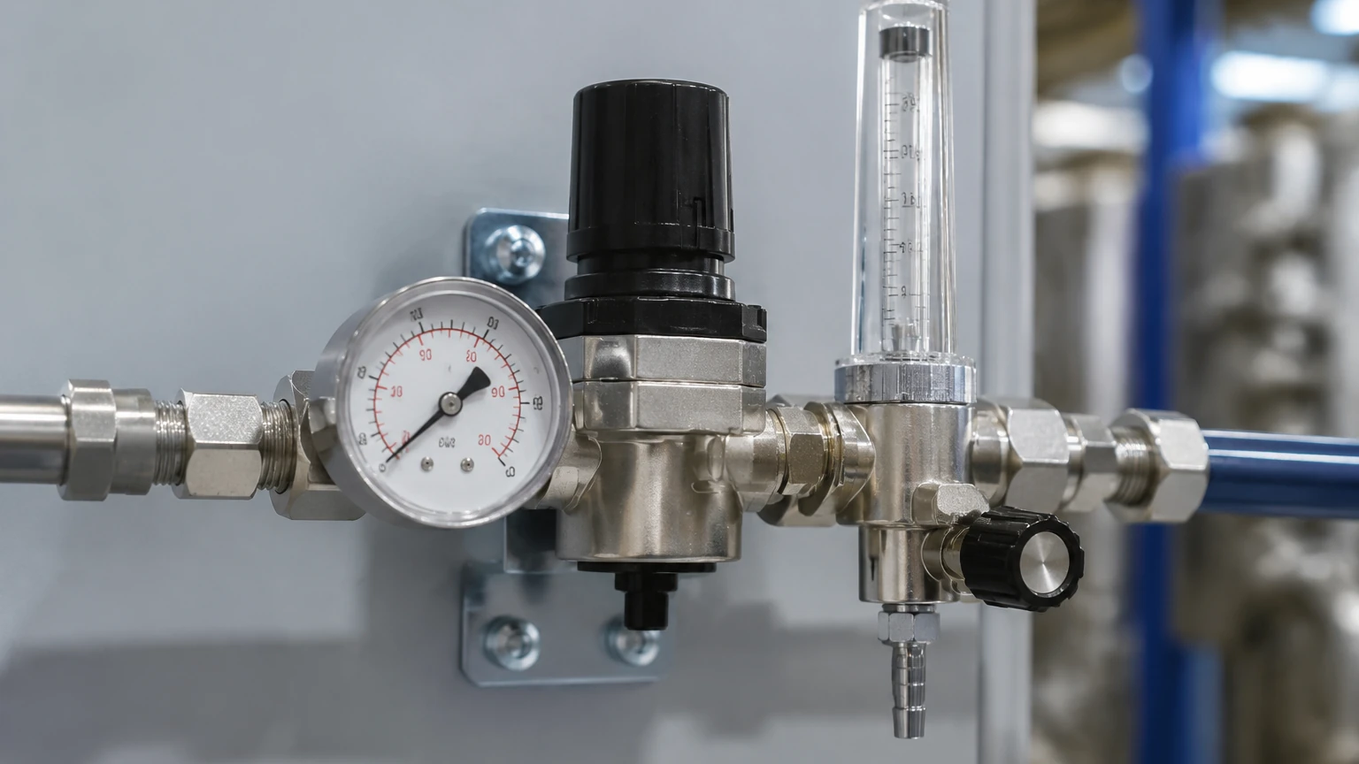 Druckminderer Mit Flowmeter visual guide