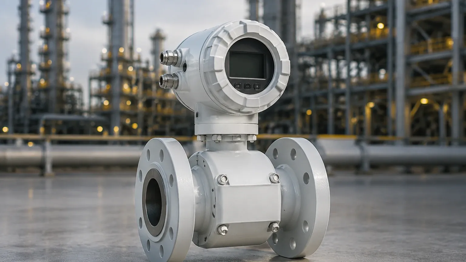 Electronic Gas Flow Meter visual guide