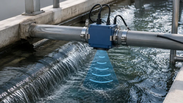 External Pipe Flow Meter visual guide