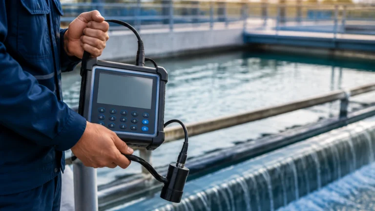 Flow Meter Ultrasonic Portable visual guide