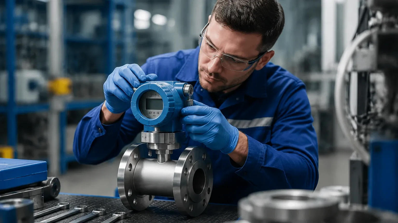 Flow Meter Verification visual guide