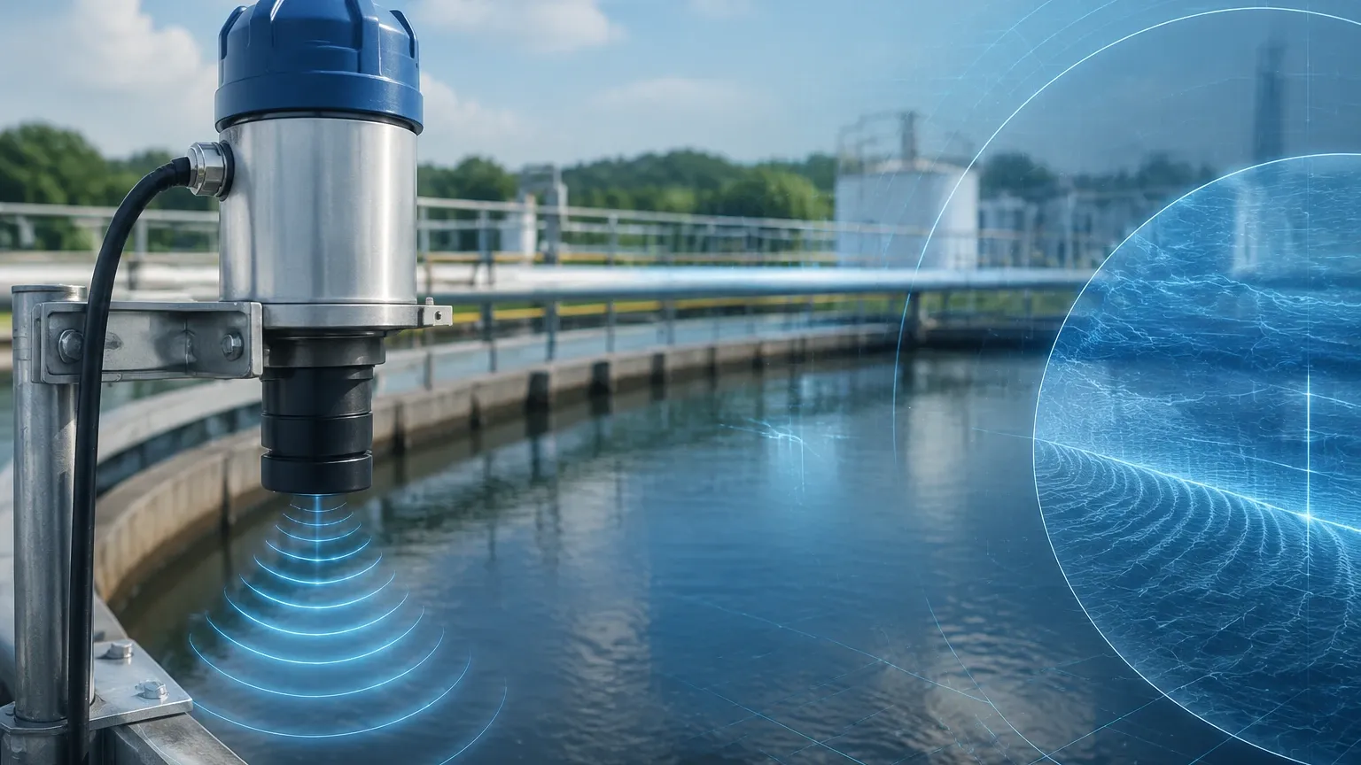 Flow Sensor Ultrasonic visual guide
