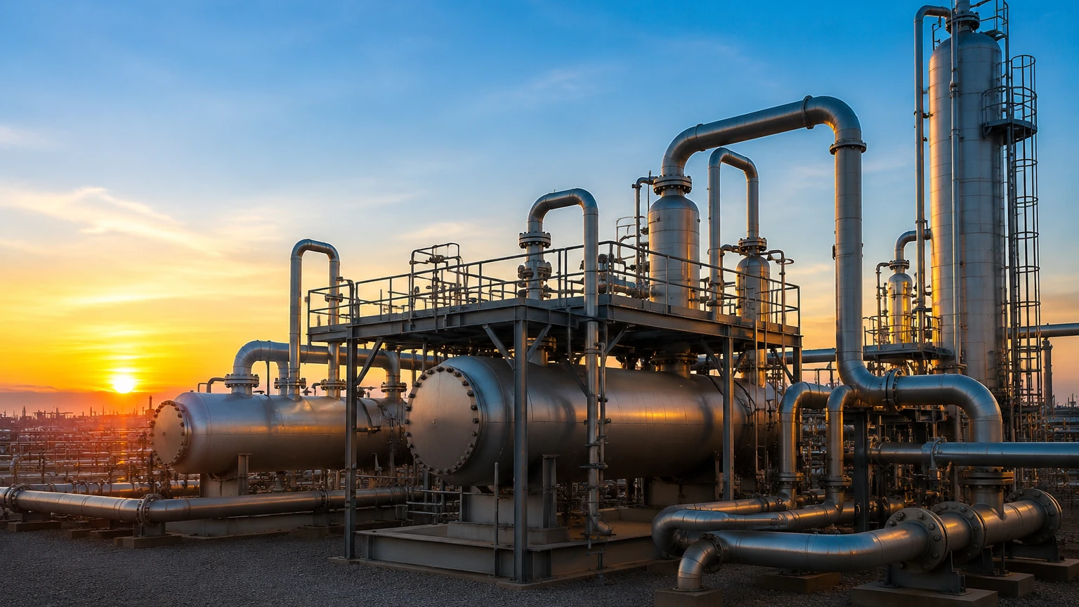 Gas and Oil Separation Plant visual guide