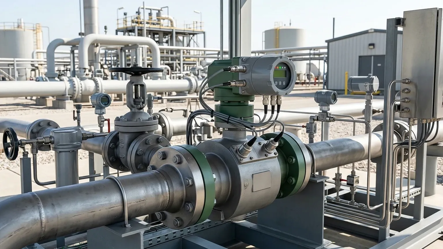 Ge Ultrasonic Gas Flow Meter visual guide