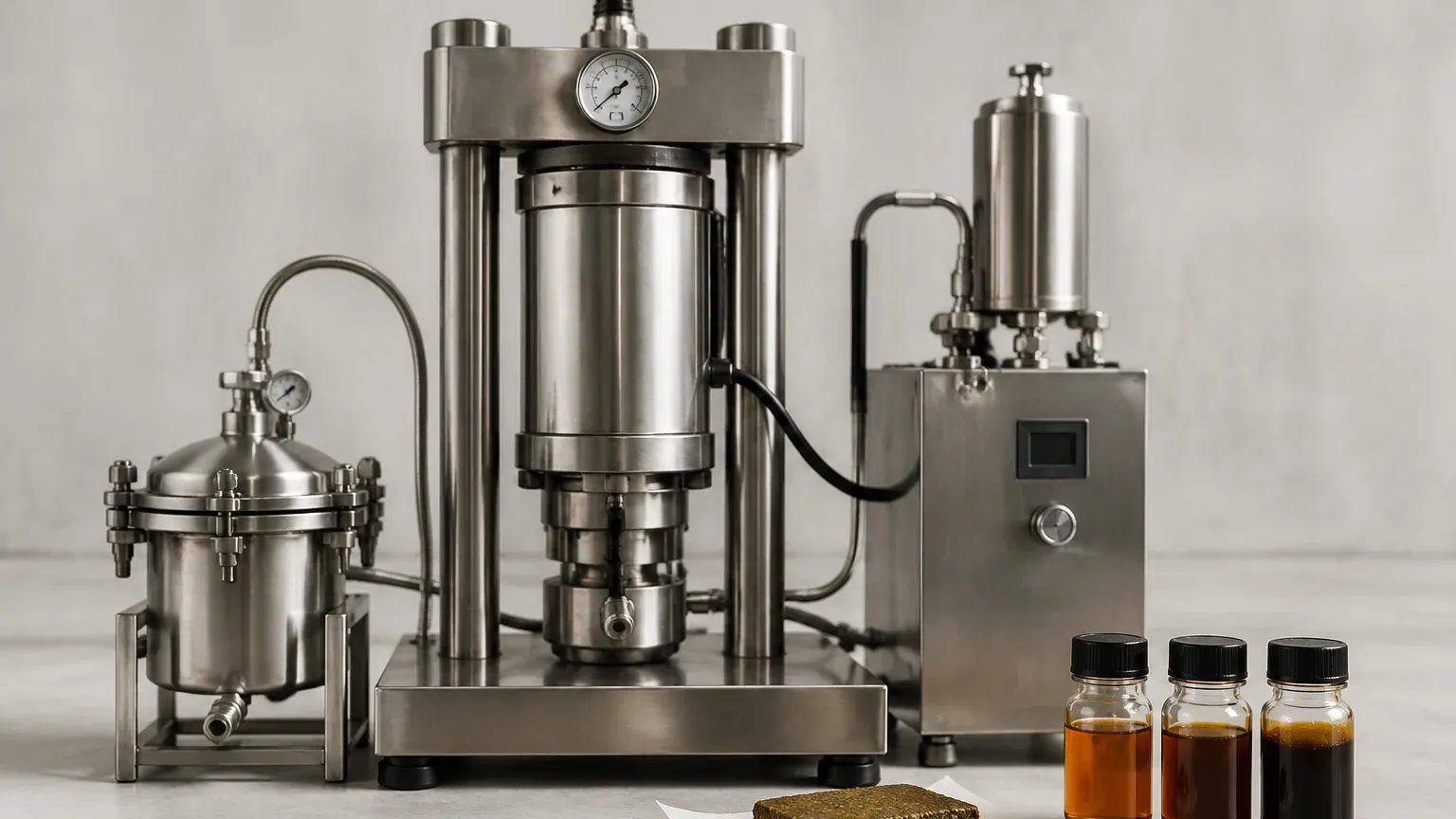 Hash Oil Extractor Machine visual guide