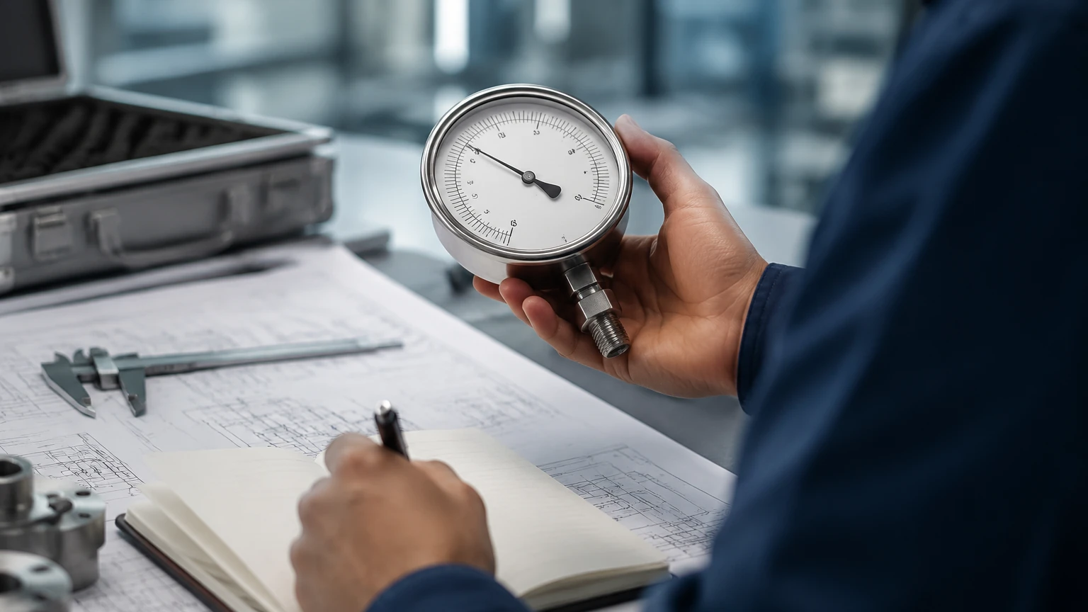 High Precision Pressure Gauge visual guide