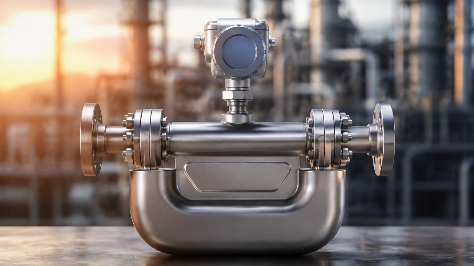 High Pressure Coriolis Flow Meter visual guide