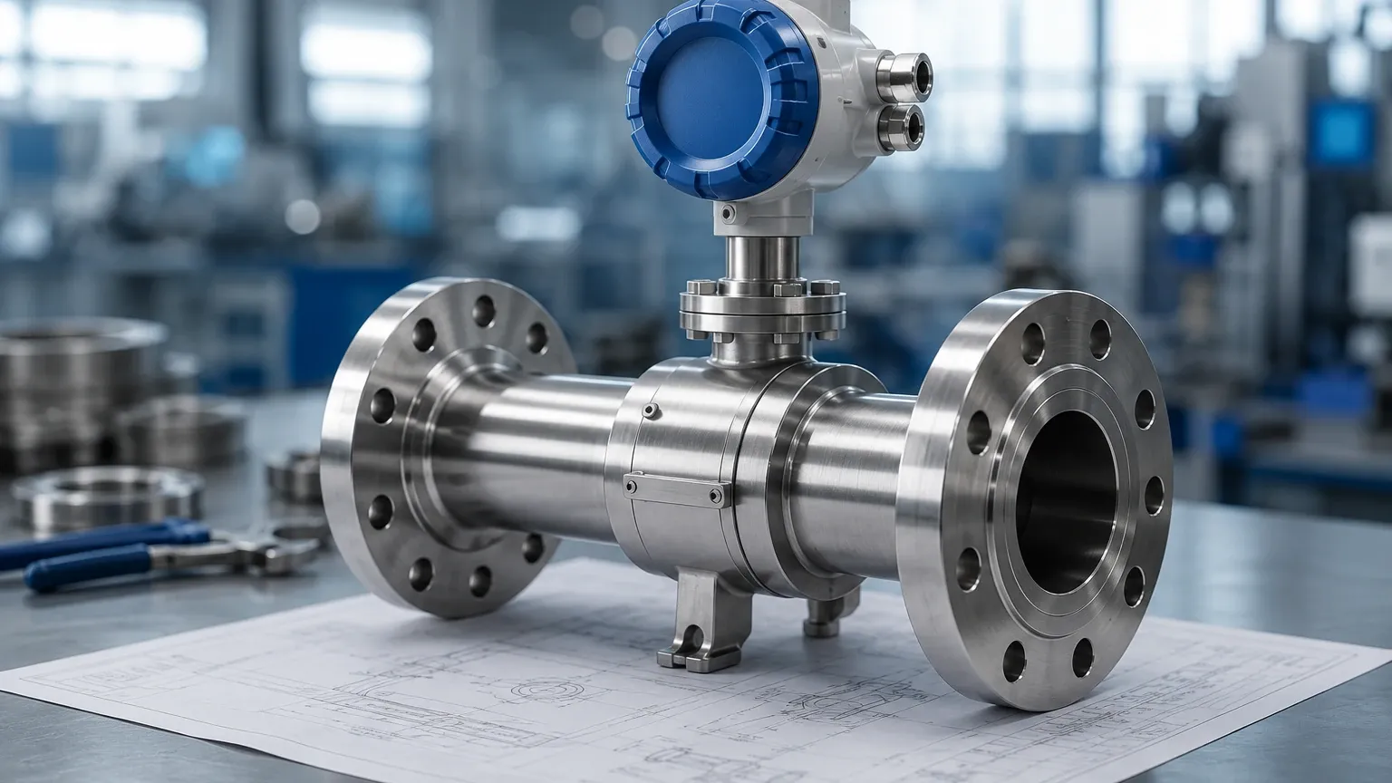 High Pressure Flow Meter visual guide