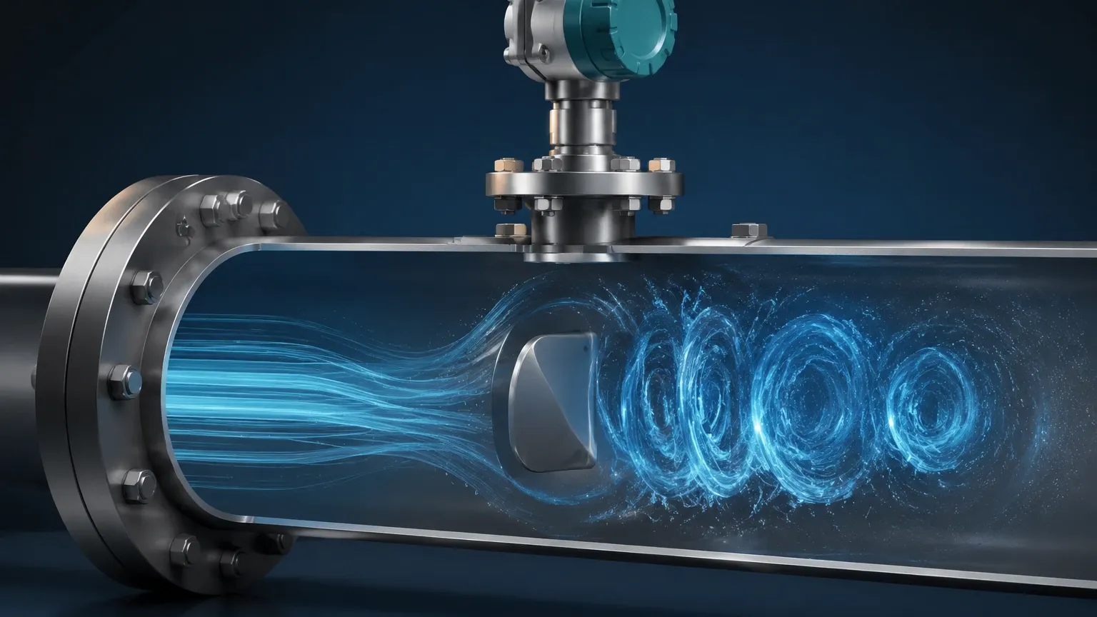 How Does a Vortex Flow Meter Work How Does a Vortex Flow Meter Work visual guide