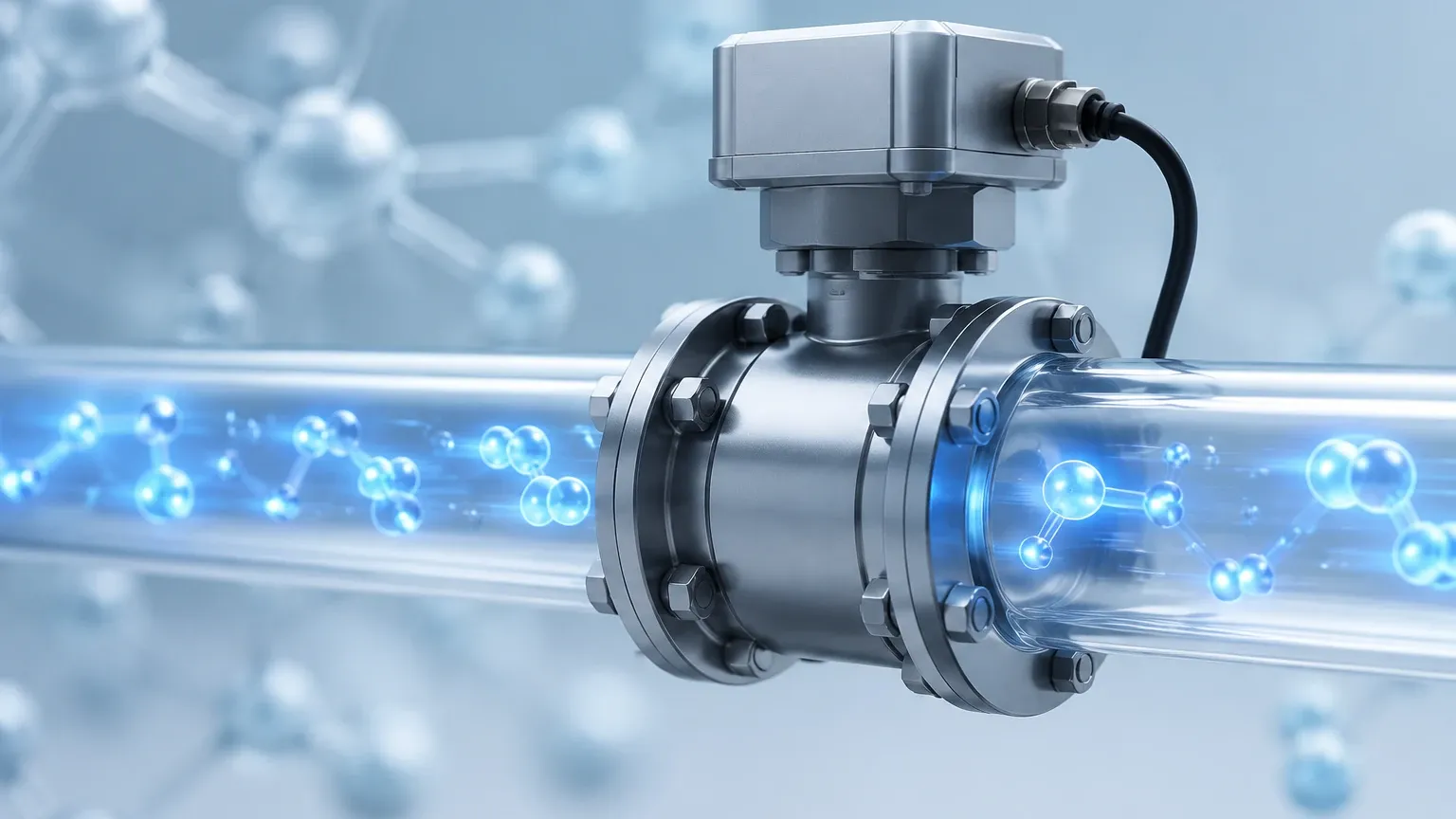 Hydrogen Gas Flow Meter visual guide