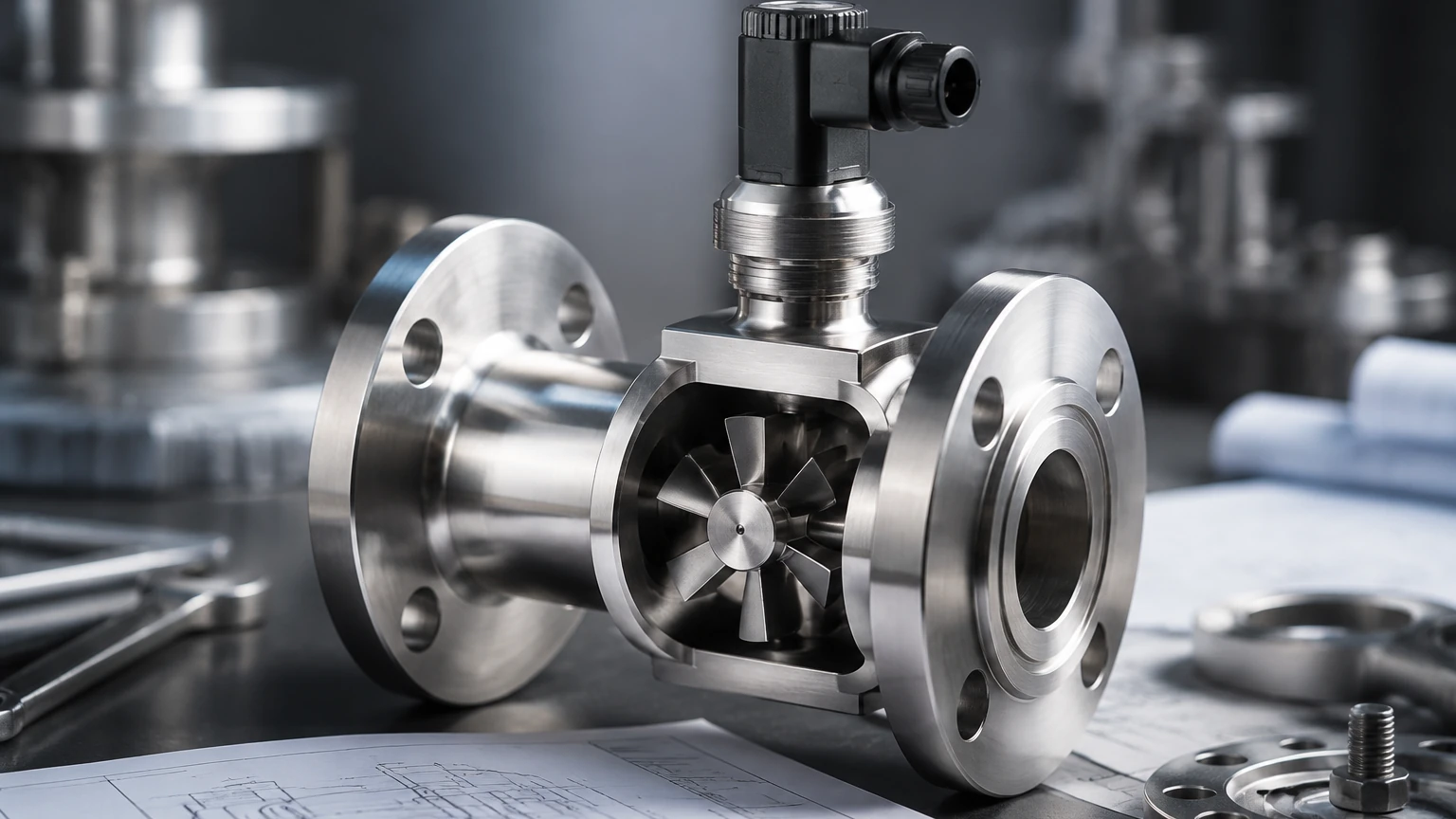 Impeller Flow Meter Impeller Flow Meter visual guide