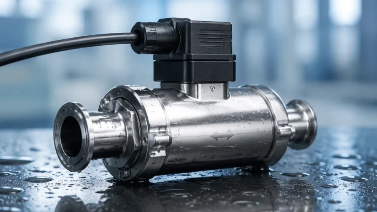 In Line Flow Sensor visual guide