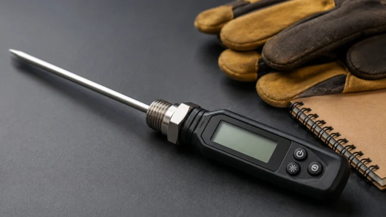 Industrial Digital Thermometer visual guide