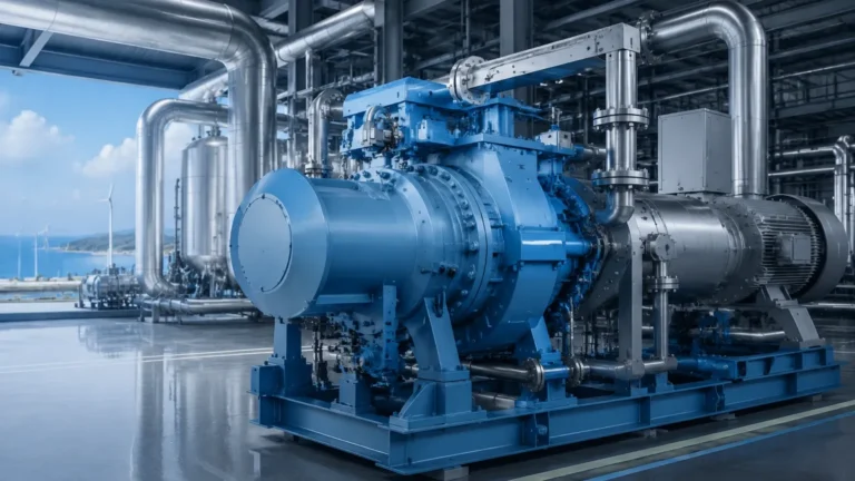 Industrial Hydrogen Compressor visual guide