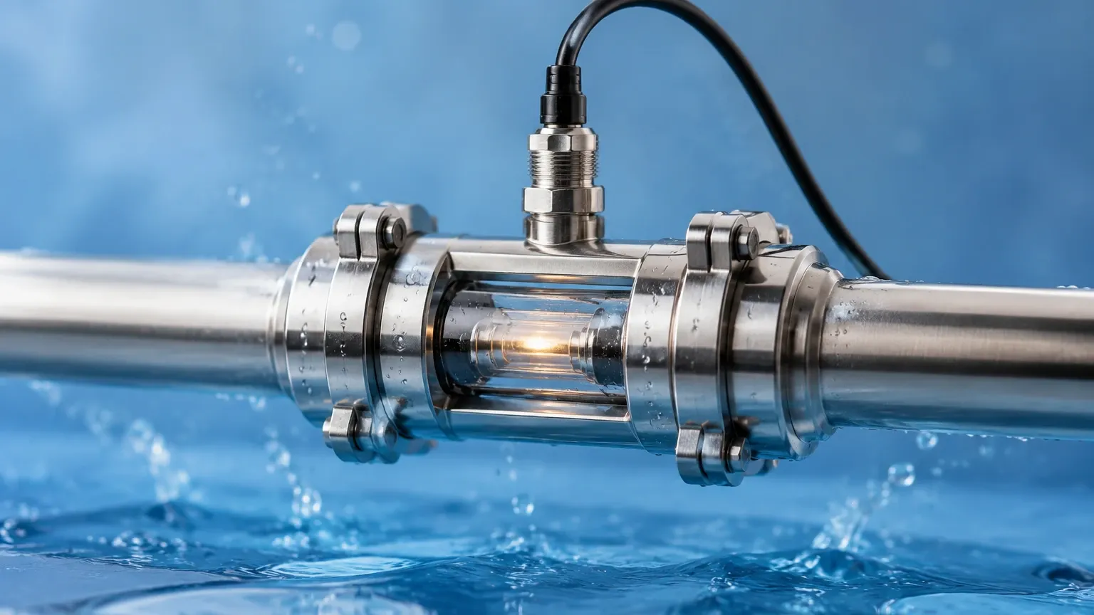 Inline Turbidity Sensor visual guide