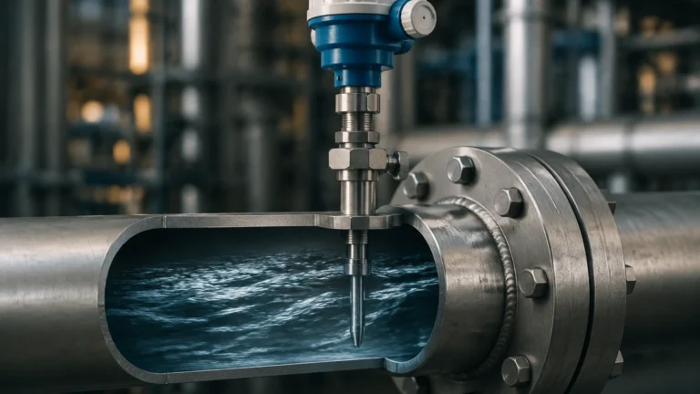 Insertion Flowmeter visual guide