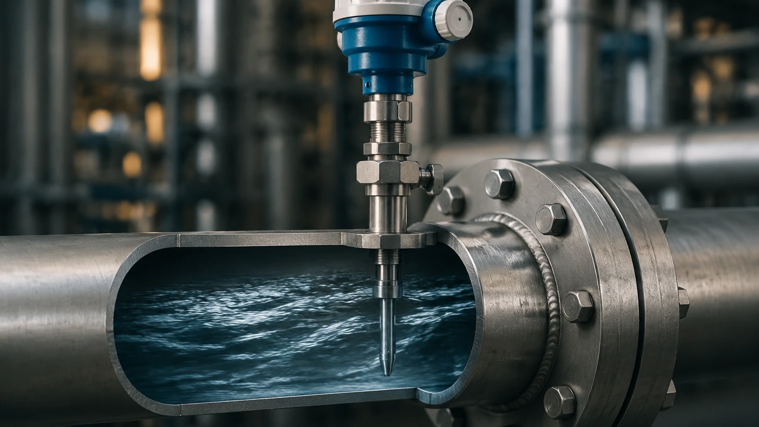 Insertion Flowmeter visual guide