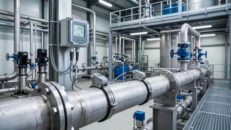 K Factor Ultrasonic Flow Meter visual guide
